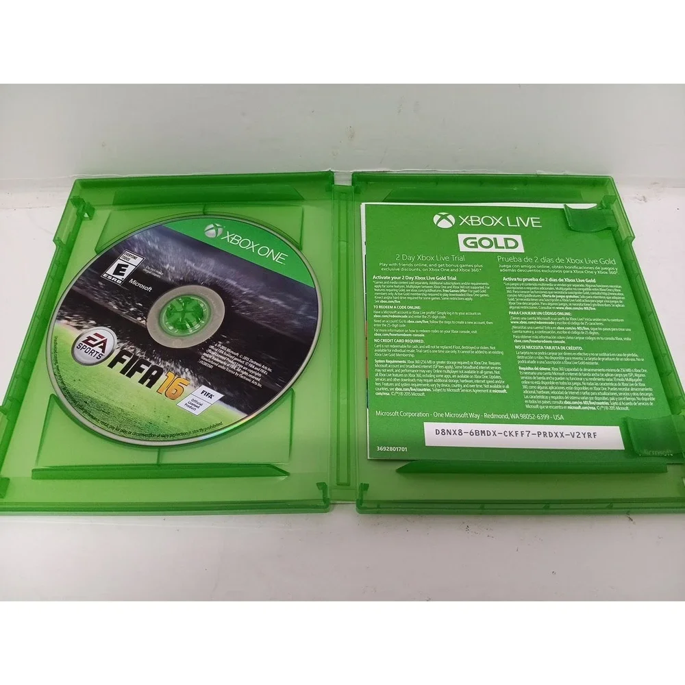 FIFA 16 Microsoft Xbox 1 One Video Game EA Sports